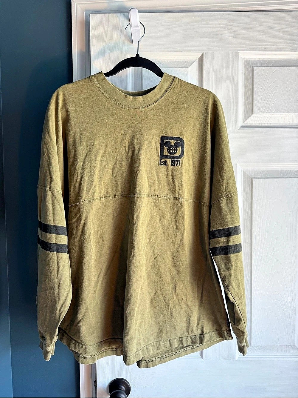 Disney Walt Disney World Est. 1971 Long Sleeve Shirt Green Large